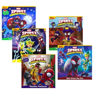 Marvel 漫威蜘蛛侠与超级好友 英文原版故事绘本 Spidey And His Amazing Friends 3-6岁儿童图画书 漫威故事书 亲子共读 睡前读物