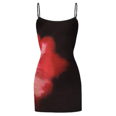 HiimDai紧身收腰包臀吊带连衣裙