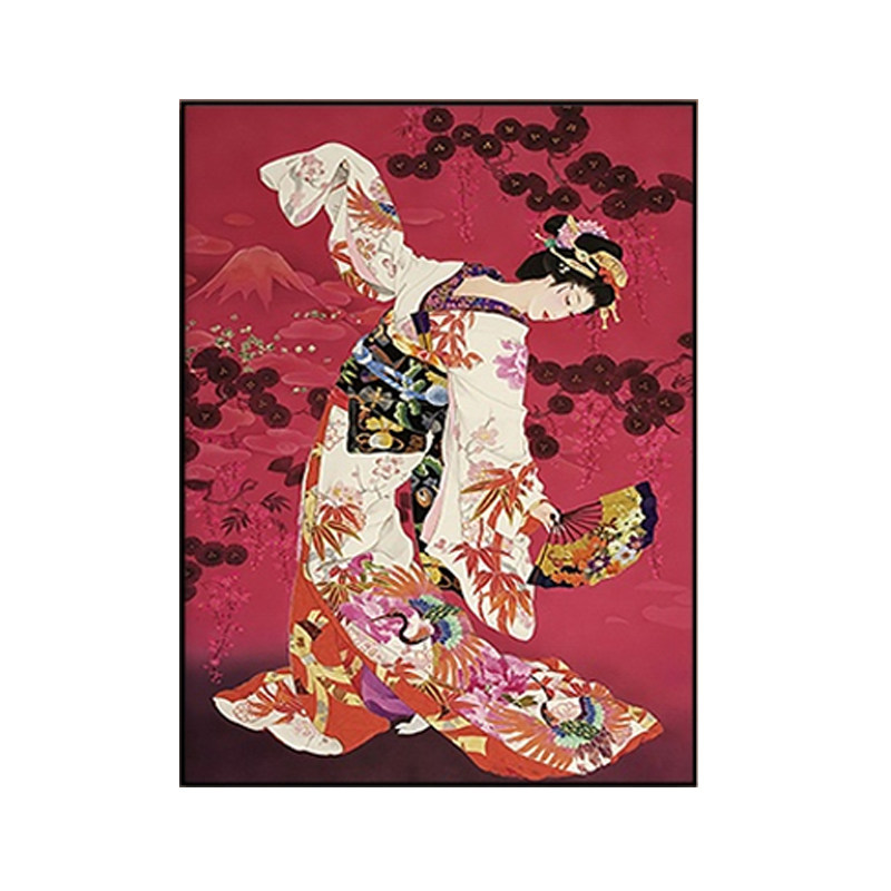 新中式风古典人物日系装饰挂画