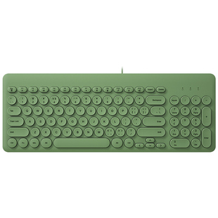 BOW航世笔记本电脑外接无线键盘鼠标套装无声静音USB有线女生办公