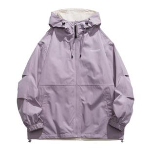 港仔文艺男冲锋衣外套男款秋冬2026新款男士棉服秋冬男生加厚夹克