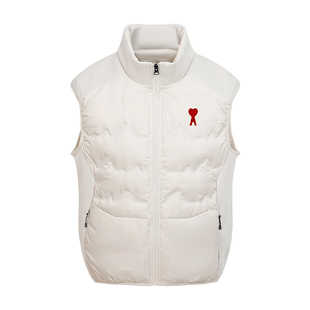 Ami iepo官方立领羽绒服马甲男女秋冬季时尚潮流休闲无袖保暖背心