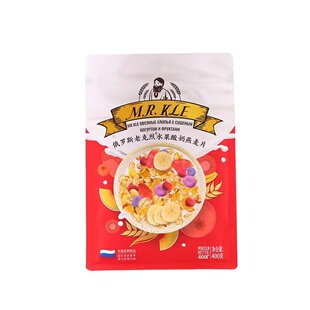 老克烈全粒即食燕麦片水果混合酸奶味坚果燕麦片早餐黑麦片小零食