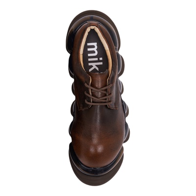 德比风大头一脚蹬不累增高皮鞋