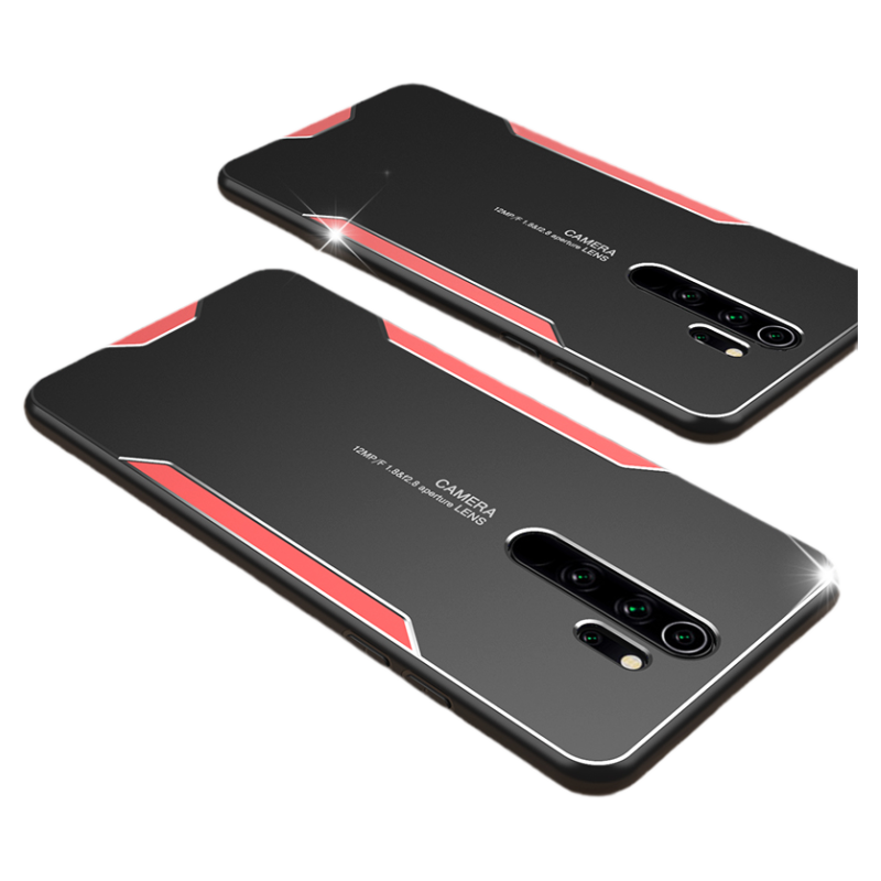 适用红米note8手机壳小米redmi软硅胶全包边note8pro个性防摔保护套红米8创意刀锋金属后盖8A新潮男女款外壳
