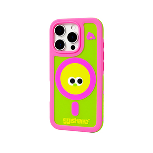 寄居蟹原创大眼多巴胺适用苹果17手机壳17pro iphone磁吸带支架个性趣味卡通 17promax保护套防摔16pro全包15