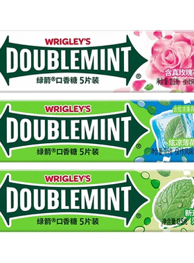 绿箭口香糖炫凉薄荷味玫瑰薄荷味