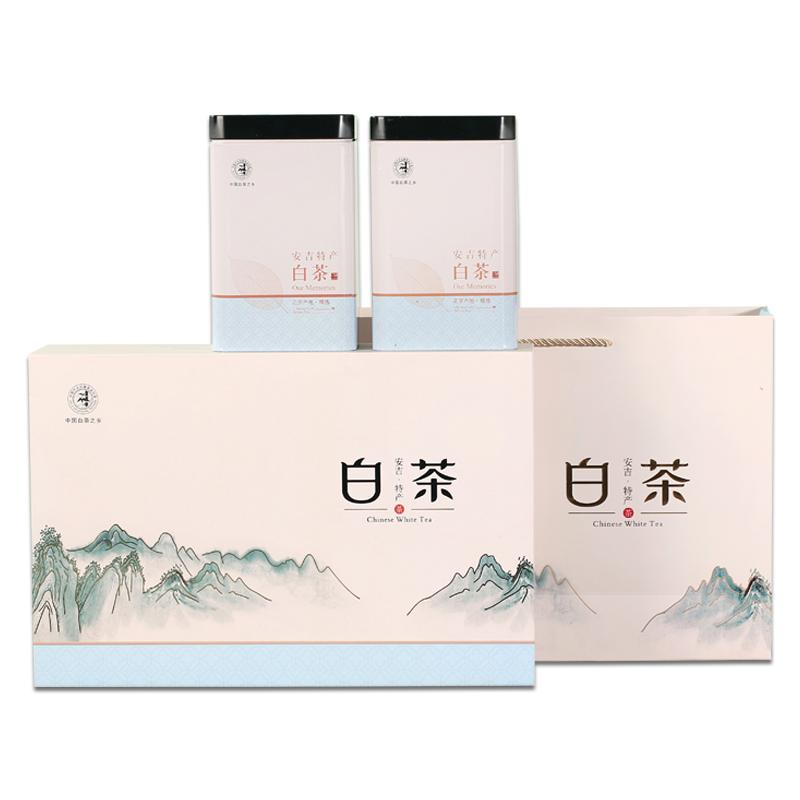 吟诗白茶2026年新茶250g明前一级礼盒装高山绿茶叶（赠送礼盒）