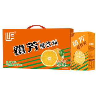 鹭芳橙饮料橙汁味饮料248ml*24盒整箱解腻怀旧饮品果汁饮料儿时味