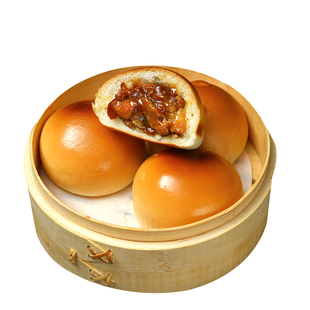 叉烧焗餐包肉包广式点心半成品茶餐厅下午茶烘焙面包微波加热即食