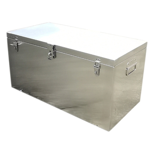 不锈钢工具箱加厚五金储物箱车载收纳箱长方形大号户外防水定制