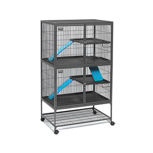 中西【Midwest】宠物龙猫蜜袋鼯花枝鼠貂笼子别墅室内超大空间