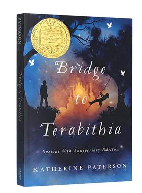 送音频英文原版Bridge to Terabithia通往特雷比西亚的桥特比利亚仙境之桥纽伯瑞儿童文学奖奇幻冒险章节小说学习面对死亡特蕾