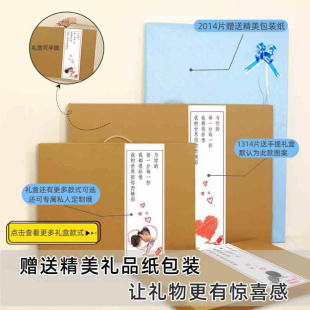 新品 图玩家创意拼图照片定制人像真人相片情侣手工生日礼物带框品