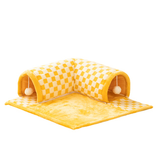 猫隧道猫窝四季通用封闭式可拆洗猫床冬季保暖猫咪躲避屋猫房子