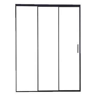 全包框三联动淋浴房移门无障碍一字形卫生间干湿分离浴室隔断玻璃