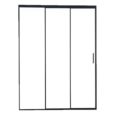 全包框三联动淋浴房移门无障碍一字形卫生间干湿分离浴室隔断玻璃