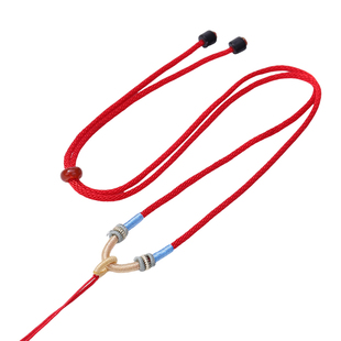 玉米绳车轮片项链绳  黄金翡翠玉佩挂件绳子手工编织吊坠挂绳项链