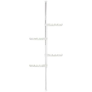 顶天立地晾衣架家用落地卧室内免打孔伸缩杆阳台窗口晒挂衣架神器