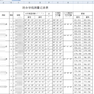 代做全站仪测量角度测量导线测量水准测量测量实训高程测量平差