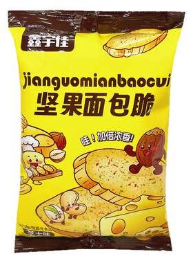 鑫宇佳坚果面包脆焦糖味海苔芝士