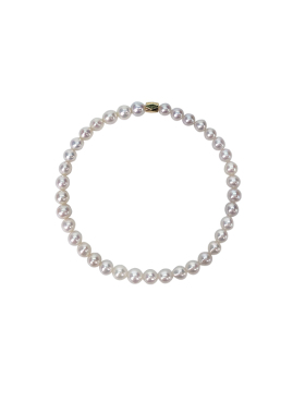 新品种珍珠白片珍珠手链