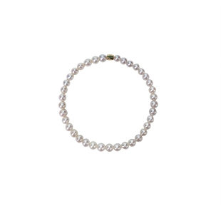 《踏雪》简约精致可单戴叠戴佩戴不求人极强光新品种白片珍珠手链