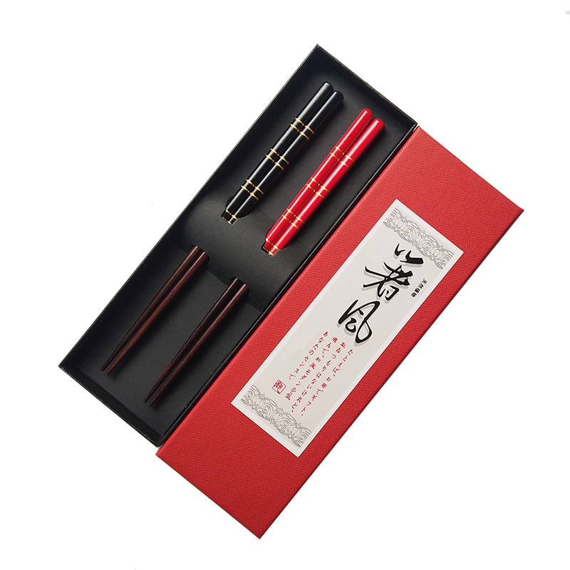 包郵餐具日式和風(fēng)木制筷子紅木家用禮盒筷便攜情侶筷夫妻筷學(xué)生筷