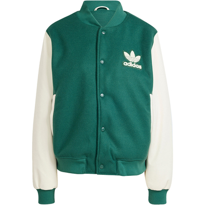 Adidas/阿迪达斯官方正品VRCT JACKET女士印花运动宽松棉服IT7826