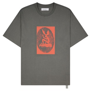 PEACEMAKER OAMC® 25秋冬 军事风时装宽松复古艺术印花短袖T恤