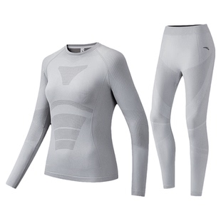 超级安踏紧身压缩衣滑雪透气保暖内衣男女款春季运动户外健身衣