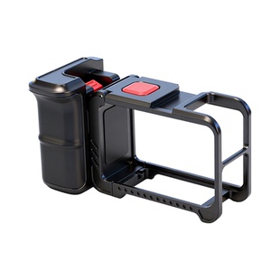 沃尔夫冈适用大疆Osmo Action5pro/6金属兔笼拓展框相机街拍金属兔笼手柄超轻运动相机配件钢化膜贴膜收纳包