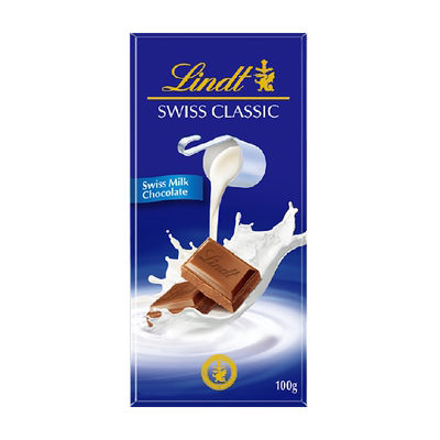 Lindt瑞士莲香浓牛奶巧克力100g