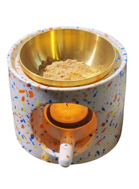 黄铜碟蜡烛熏香器香薰灯可发海外