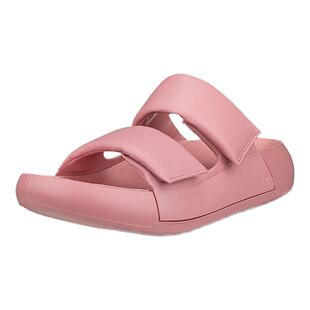 ECCO爱步厚底拖鞋女 夏季魔术贴沙滩凉拖鞋泡芙鞋 科摩206663