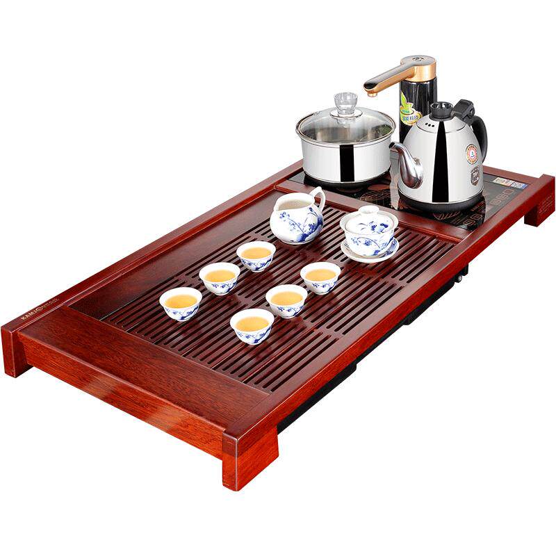 套装实木茶盘金灶一体现代
