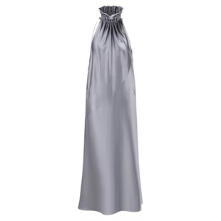 OUDE WAAG 25春夏 高级简约摩登女性旋转分割连衣裙