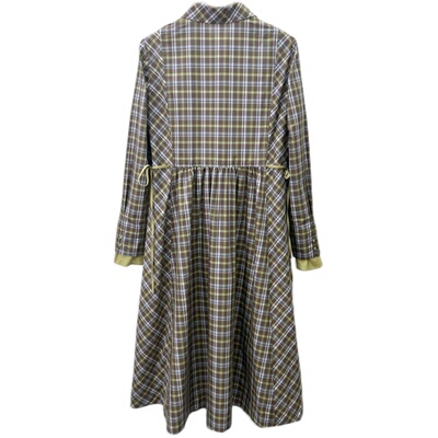 宽松别致翻领a字衬衫裙