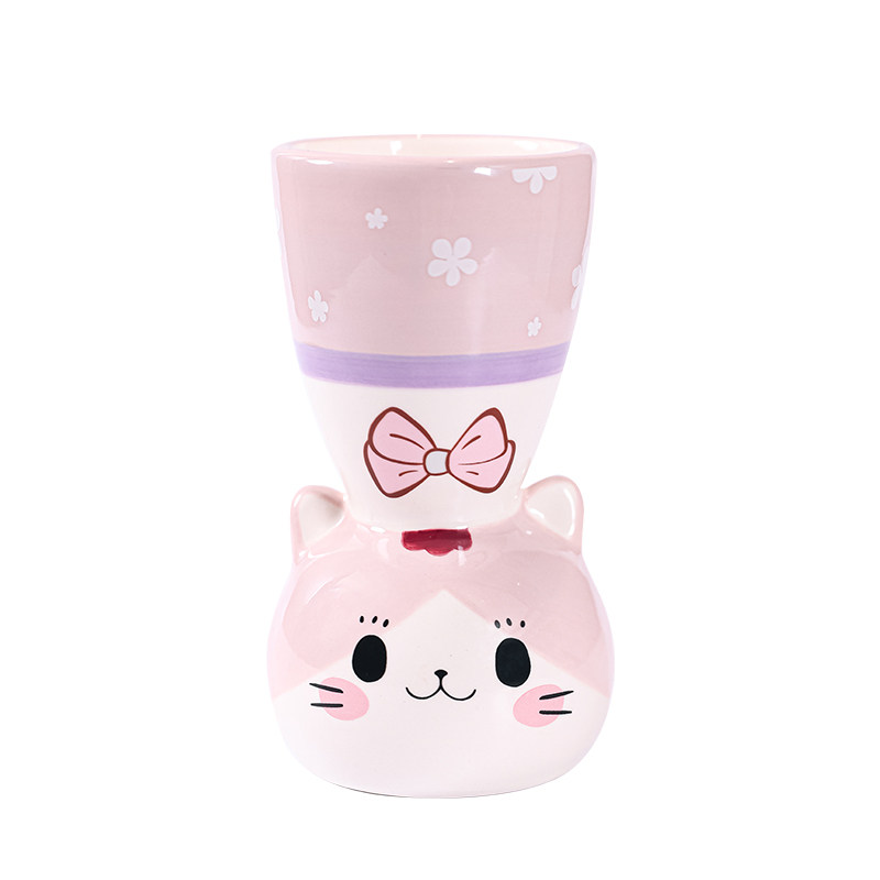 可爱猫咪日系闺蜜情侣陶瓷杯子