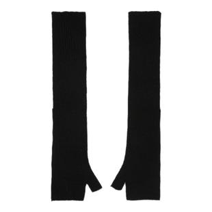 IT Y's女款针织毛线手套新品时尚温暖羊毛半指长款袖套A20159L