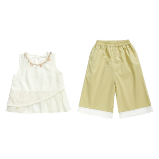 女童夏季套装2026新款小童夏日炸街儿童超火衣服女宝宝超好看夏装