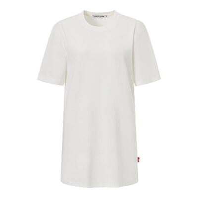 LEDIMWANG极简素白短袖T恤裙