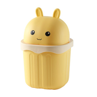 桌面垃圾桶创意带盖办公室家用卧室客厅厨房垃圾筒卫生桶桌上纸篓