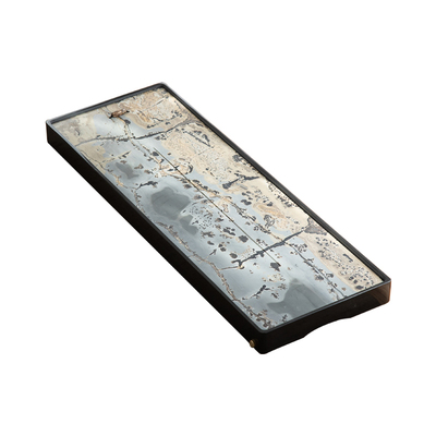 天然乌金石茶盘家用简约现代