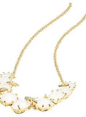 Les Nereides茶白星钻系列 多星钻与星星组合 项链