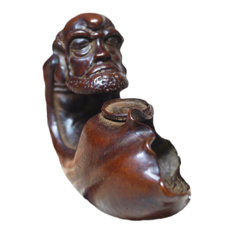 苏工仿古精铜达摩香炉清仓特价