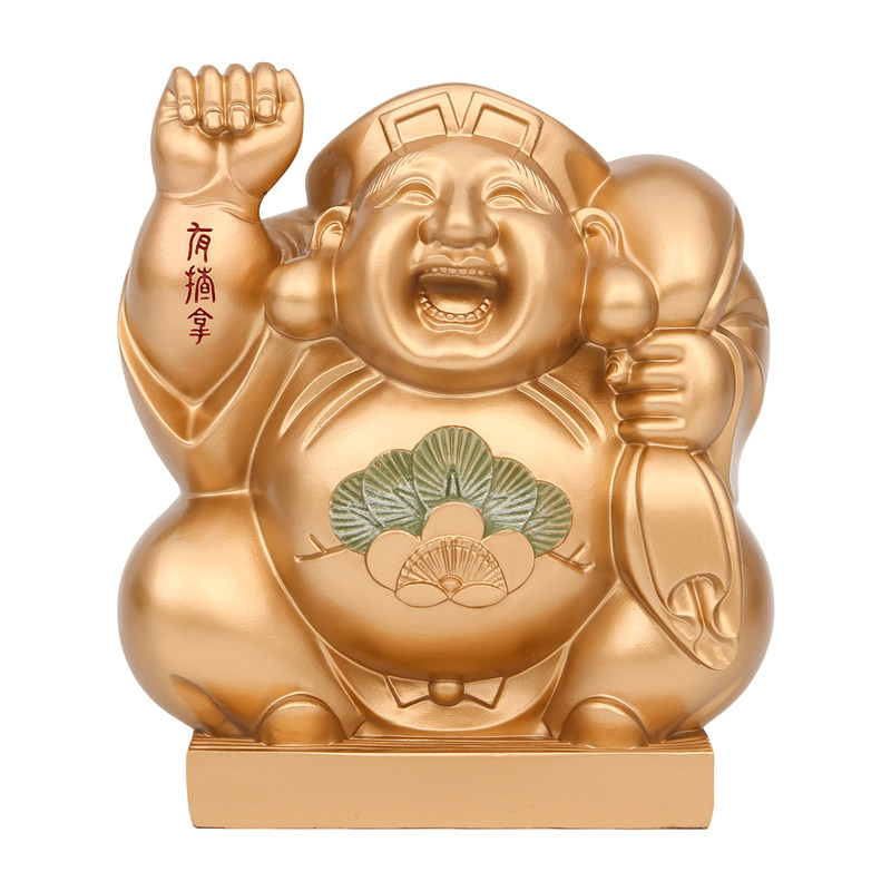 现货正品李居明2026马年吉祥物财神惠比寿摆件客厅办公室招财摆设