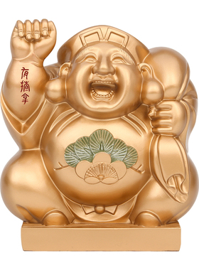 现货正品李居明2026马年吉祥物财神惠比寿摆件客厅办公室招财摆设