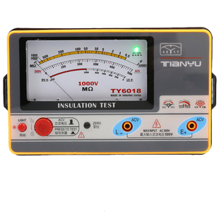 南京天宇TY6017 TY6018 TY6045型绝缘电阻表兆欧表500V 1000V摇表