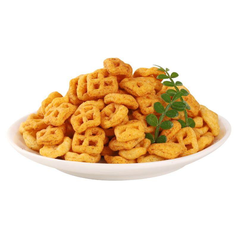 鸡胸肉荞麦锅巴非油炸减低脂期追剧代餐解馋小零食网红休闲食品卡